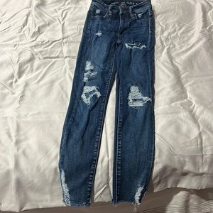 American Eagle Ripped Skinny Jeans
